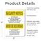 Signmission No Drugs Dealers Weapons Bilingual OSHA Security Notice Sign, Vinyl Decal, 5in W x 7in L, 2PK OS-2PACK-SN-D-57-L-11598 - alternate 6